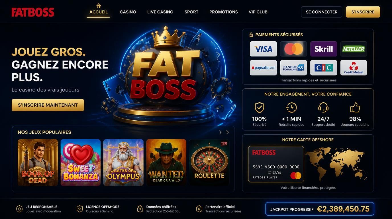 Interface de paiement clair avec méthodes populaires pour joueurs français